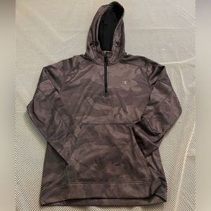 Champion Gray Camo Hoodie: Urban Edge, Comfortable Style, Unmatched Versatility!